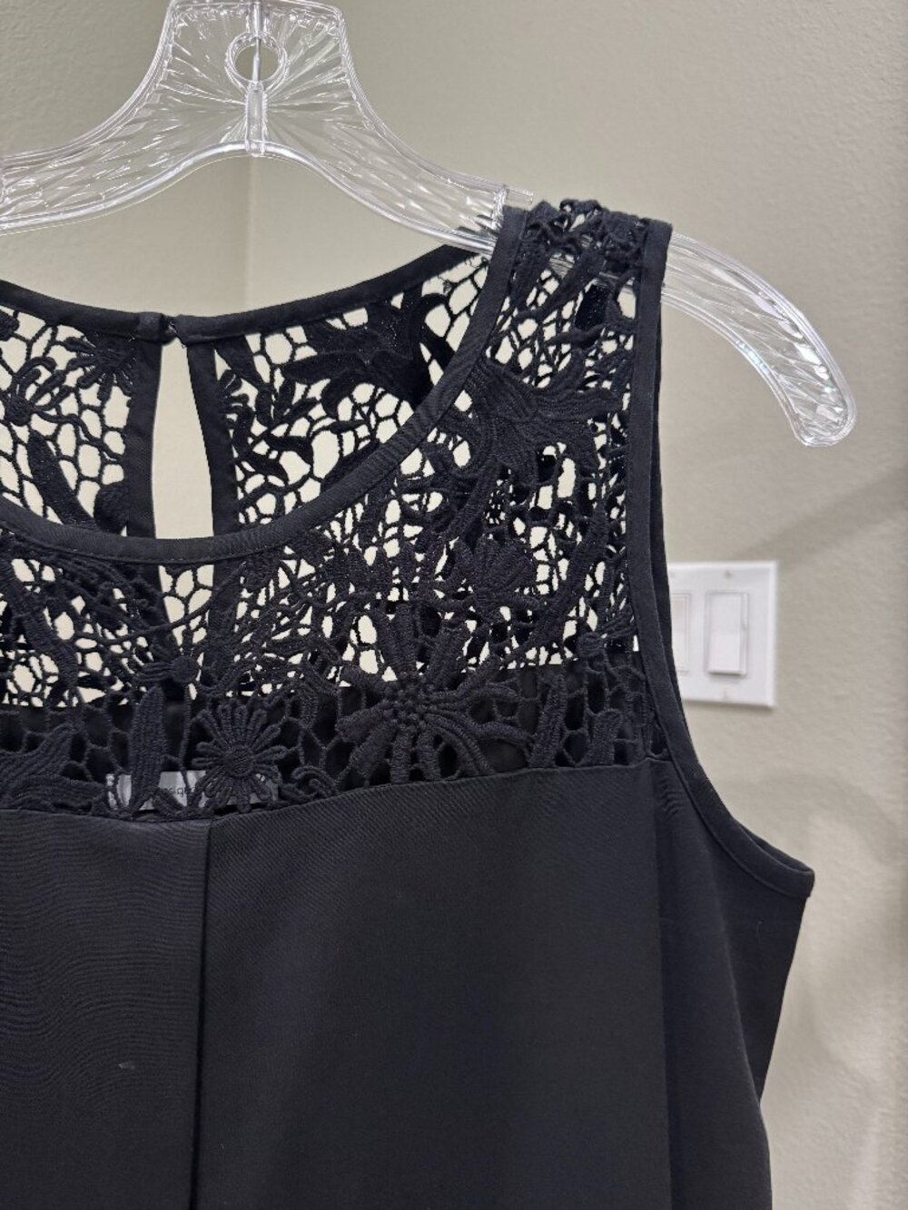 Classiques Entier Black Lace Sheath Dress